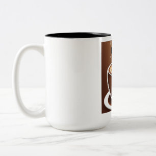 Title: "Brewed Impressions: Elevate Your Sip with  Two-Tone Coffee Mug
