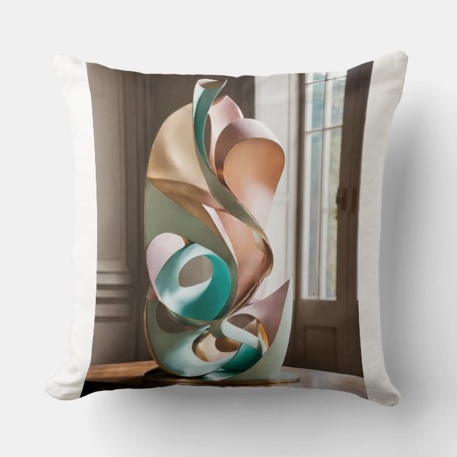Title: "Dreamy Comfort Pillow"  Description:  Tran Throw Pillow (Front)
