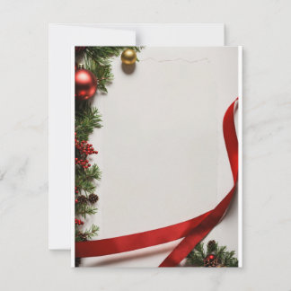 Title: "Festive Wishes Unleashed: Personalized Chr Holiday Card