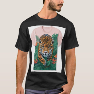 Title Ideas: Short and Sweet: Jaguar Prowl Jungle T-Shirt