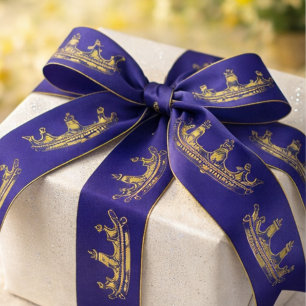 Title: King of Kings Crown Ribbon Christian Faith Grosgrain Ribbon