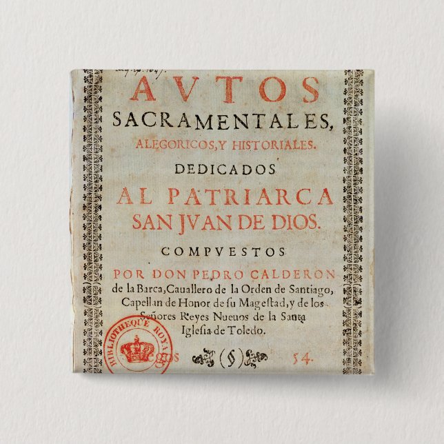 Title page 2 inch square button (Front)