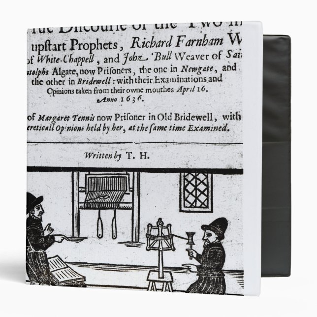 Title Page 'A True Discourse of the Two�' Binder (Front/Inside)