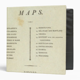 Title Page American atlas Binder
