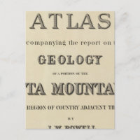 Title Page Atlas accompanying the report
