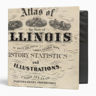 Title Page Atlas of the State of Illinois Binder