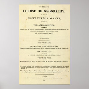 Title Page Complete course of geography Poster