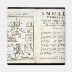 Title page for 'Annalia Dubrensia: Upon the Yeerel Magnet
