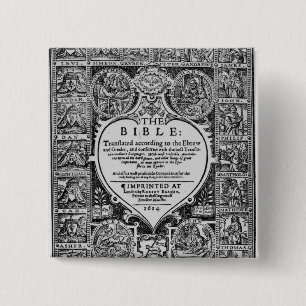 Title page for the English translation 2 Inch Square Button