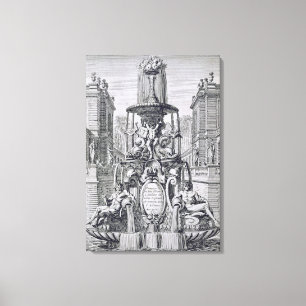 Title page from 'Fountain and Waterjets in the Ita Canvas Print