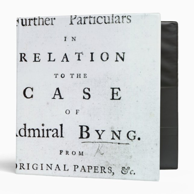 Title page from 'Some Further Particulars Binder (Front/Inside)