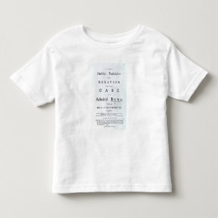 Title page from 'Some Further Particulars Toddler T-shirt