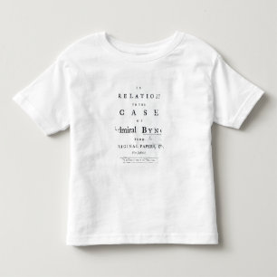 Title page from 'Some Further Particulars Toddler T-shirt