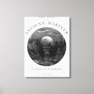 Title page from 'The Rime of the Ancient Mariner' Canvas Print