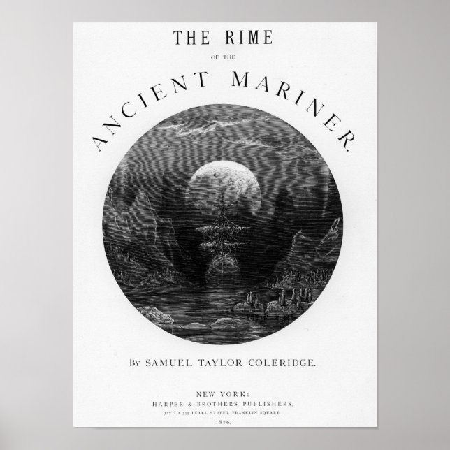 Title page from 'The Rime of the Ancient Mariner' Poster (Front)