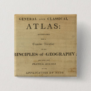 Title Page General & classical atlas 2 Inch Square Button