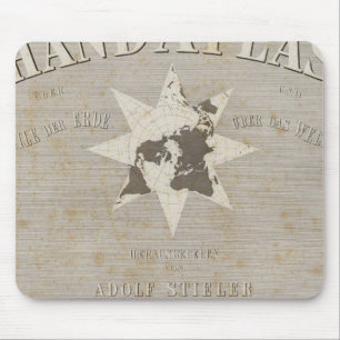 Title Page Hand Atlas of parts of Earth Mouse Pad