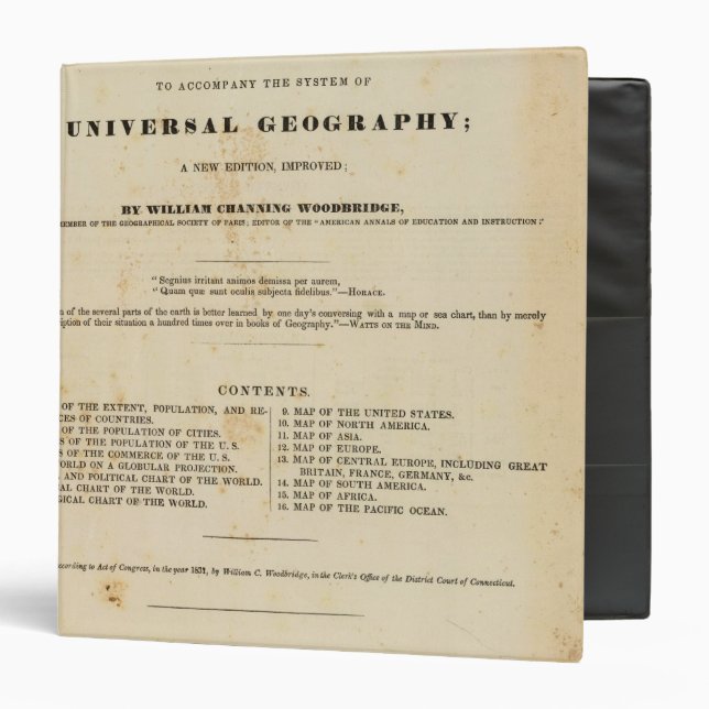 Title Page Modern atlas Binder (Front/Inside)