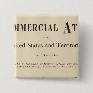 Title Page New commercial atlas 2 Inch Square Button
