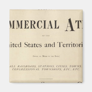 Title Page New commercial atlas Magnet