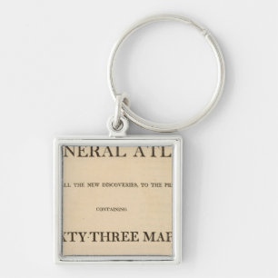 Title Page New, elegant general atlas Keychain