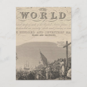 Title Page New Universal Atlas 2 Postcard