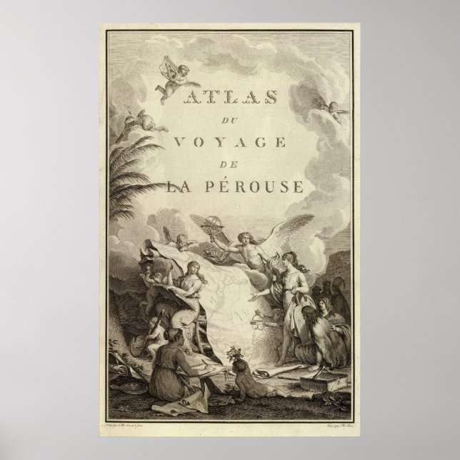 Title Page of Atlas of France Poster (Front)