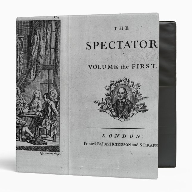 Title page of first volume of collected binder (Front/Inside)