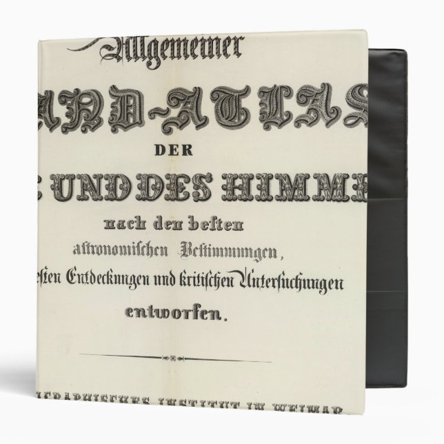 Title Page of HandAtlas Binder (Front/Inside)