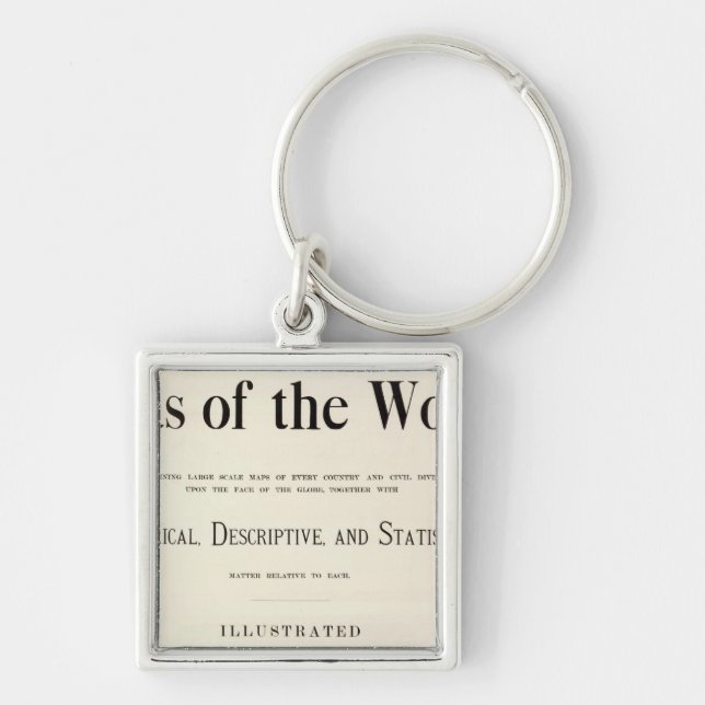 Title Page of Indexed Atlas Keychain (Front)