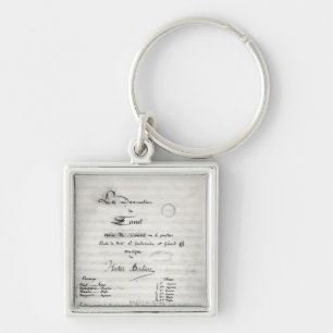 Title page of 'La Damnation de Faust' Keychain