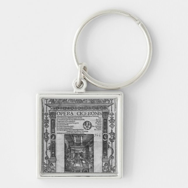 Title page of 'Opera Ciceronis', published 1520 Keychain (Front)