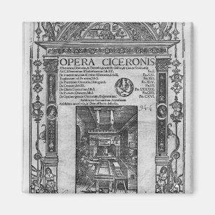 Title page of 'Opera Ciceronis', published 1520 Magnet