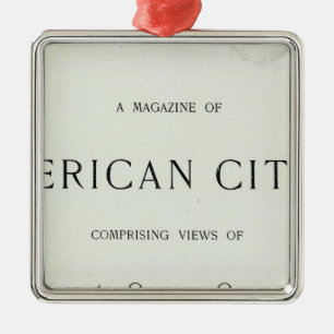Title Page of San Francisco California Metal Ornament