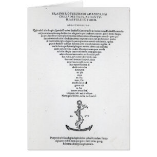 Title page of the Adages of Erasmus