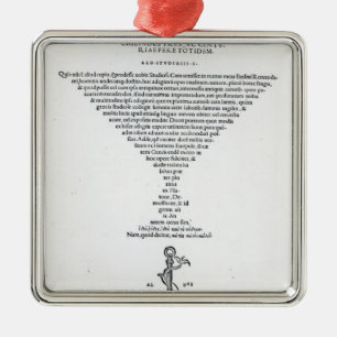 Title page of the Adages of Erasmus Metal Ornament