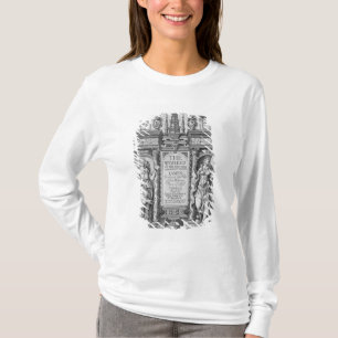 Title Page of 'The Works of James I', engraved by T-Shirt