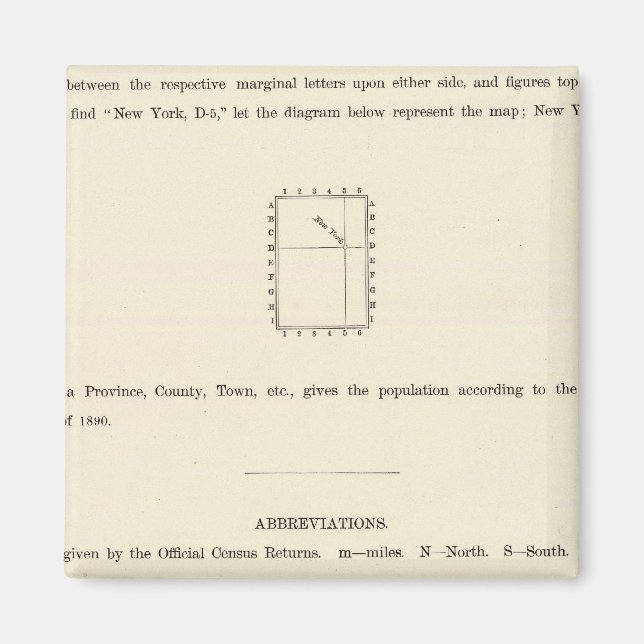 Title Page of Verso Indexed Atlas Magnet (Front)