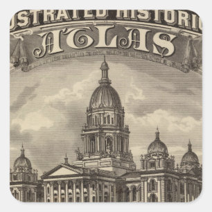 Title Page Square Sticker