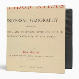 Title Page Stanford's London atlas Binder