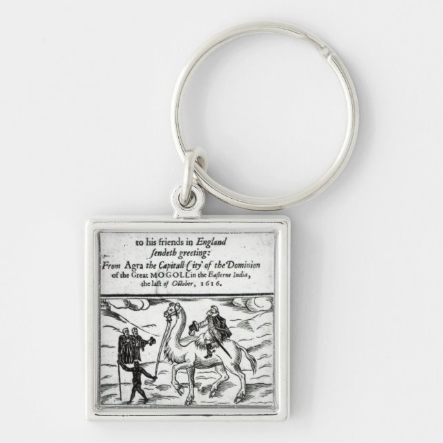 Title page, Thomas Coryat's travles in India Keychain (Front)