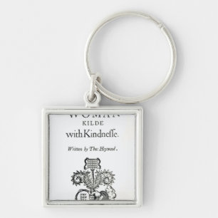 Title Page to 'A Woman Killed with Kindness' Keychain