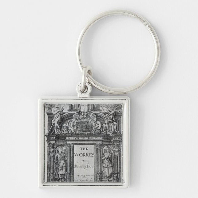 Title page to 'The Works of Benjamin Jonson' Keychain (Front)