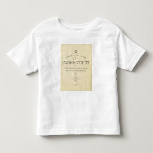Title Page Topo atlas Connecticut Toddler T-shirt
