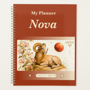 title: Personalized Aries Zodiac Planner