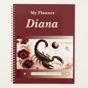 title: Personalized Scorpio Zodiac Planner