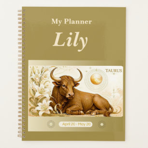 title: Personalized Taurus Zodiac Planner
