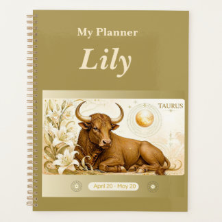 title: Personalized Taurus Zodiac Planner