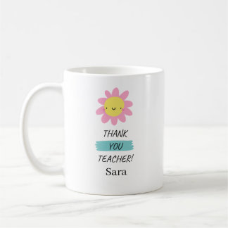 Title Personalized Thank You Teacher Mug