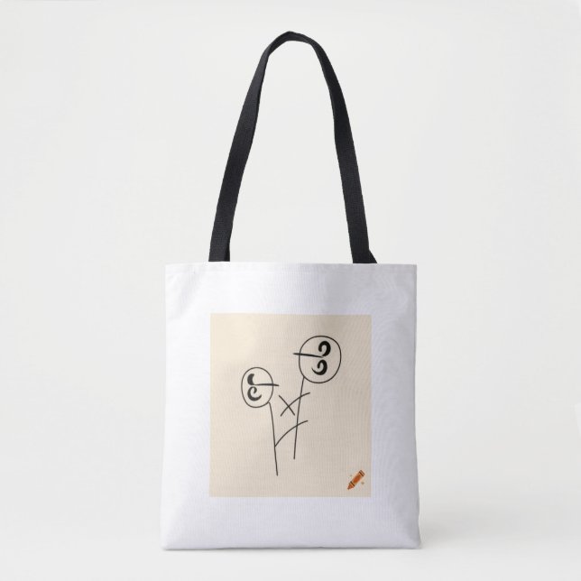 Title: "Rock and Roll Concert Banner Tote Bag – Bo (Front)